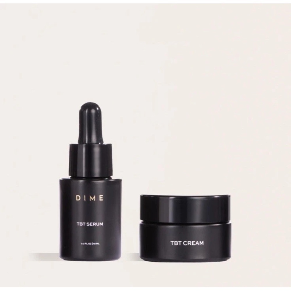 DIME TBT Reviving Set Mini Cream & Serum Anti-Aging Fine Lines Brand NEW In Box!